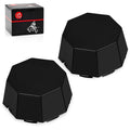 2X Matte Black Hub Cap Cover for Polaris Sportsman 570 (2020–2024)