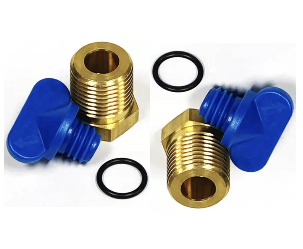 2Pcs Exhaust Manifold Drain Plug Kit for Volvo Penta 4.3 5.0 5.7 7.4 8.2L (479956)
