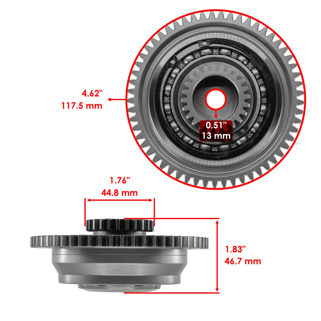 Supercharger Clutch Gear Assy for Yamaha Jet Boat 275 Series FPT1800 (2019–2020)