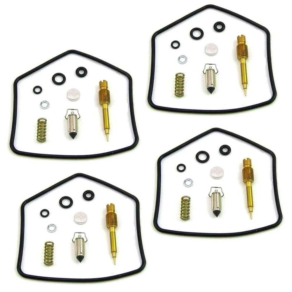 4X Carburetor Repair Kit for Kawasaki 440 LTD KZ440A 750 LTD KZ750H (1980–1983)