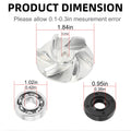 Water Pump Impeller Gasket Bearing Seal Kit for Polaris Sportsman 400 (2000–2002)