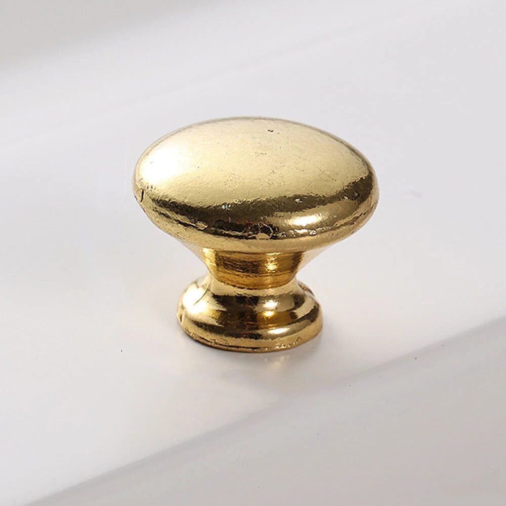 2Pcs Antique Mini Round Cabinet Drawer Pull Knob Handle for
