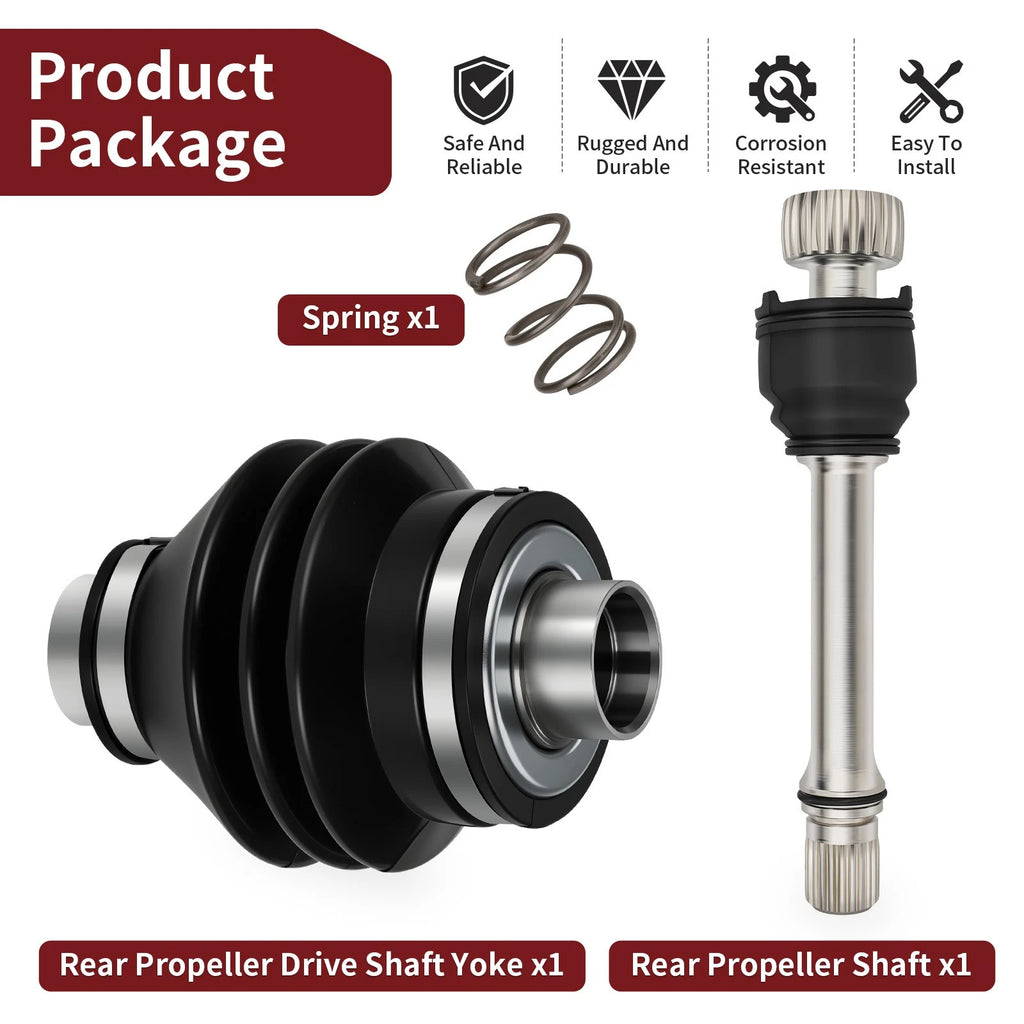 Rear Propeller Drive Shaft Yoke for Honda Foreman Rubicon 500 TRX520 (2020–2024)