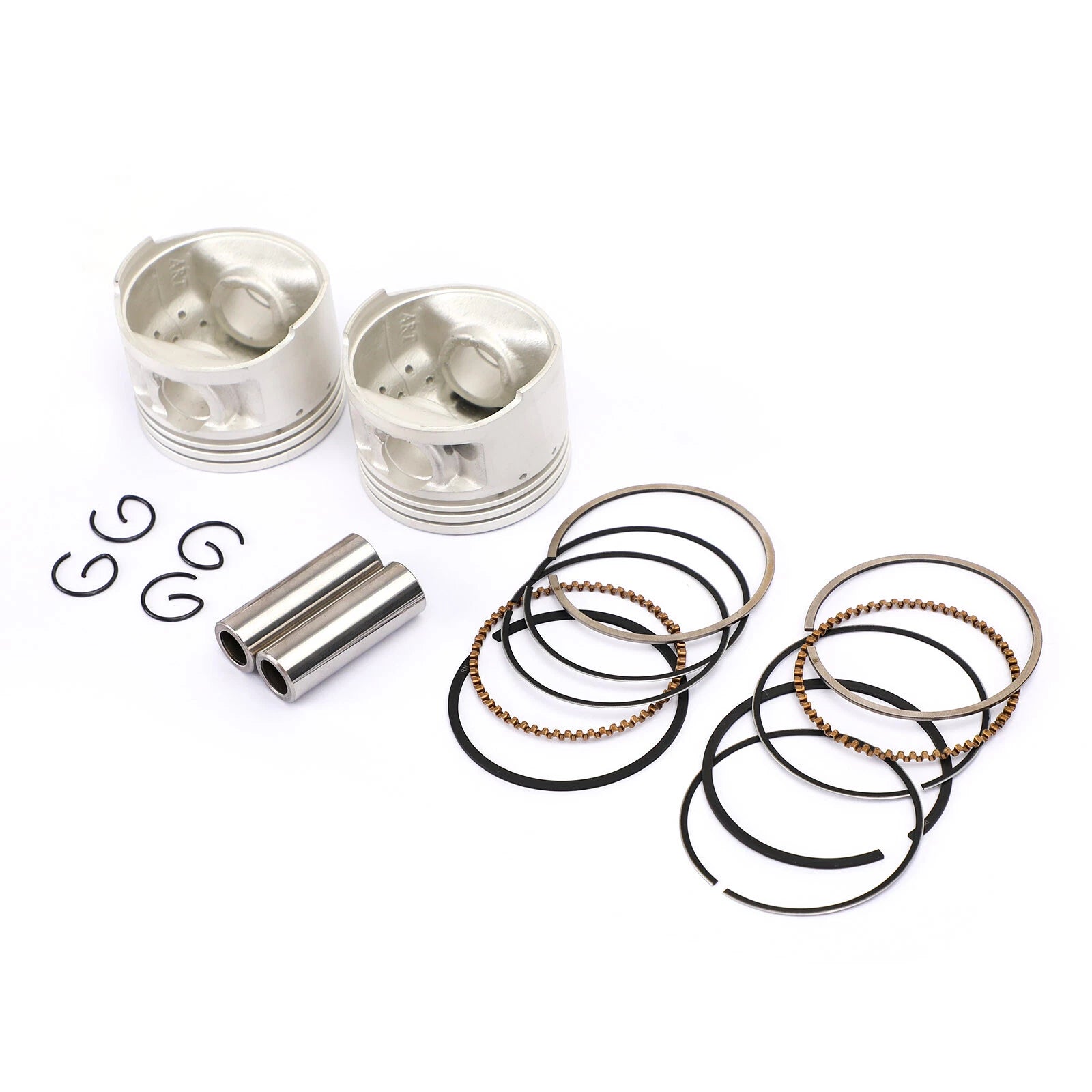 Set of 2 Piston Ring Pin Kit 49.50mm for Yamaha XV250 V-Star Virago (1988–2018)