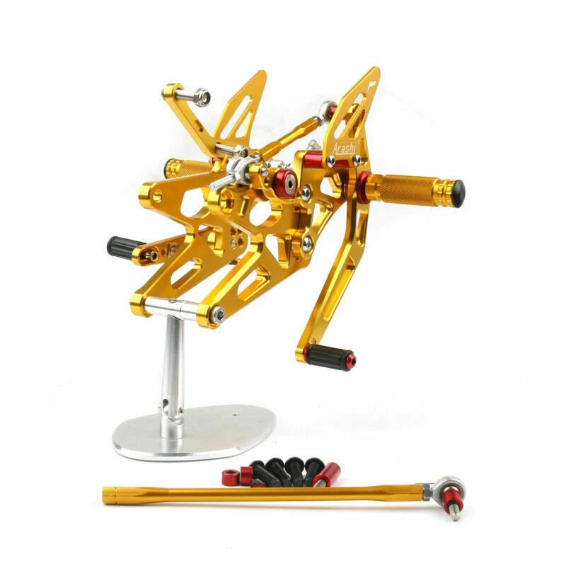Rearset Rear Set for Yamaha YZF 1000 R1 (2004–2006) Gold T9