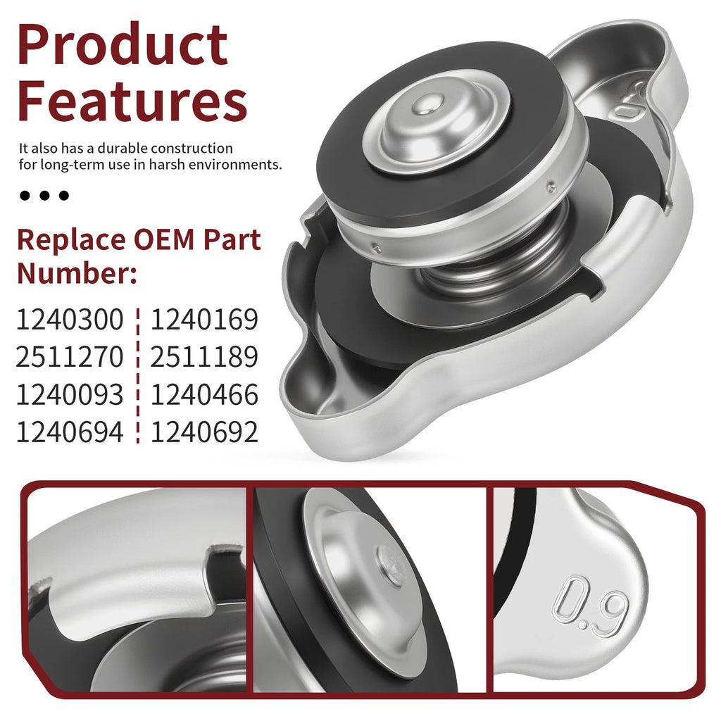 Radiator Cap for Polaris 440 500 600 650 700 800 850 900 (2000–2023)