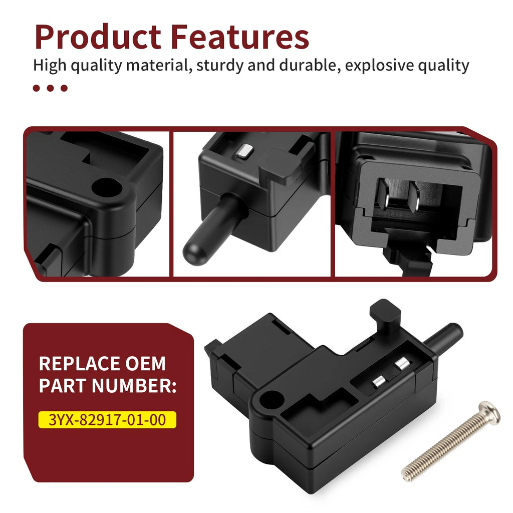 Left Clutch Lever Switch for Yamaha Stryker 1300 (2011–2017) 3YX-82917-01-00