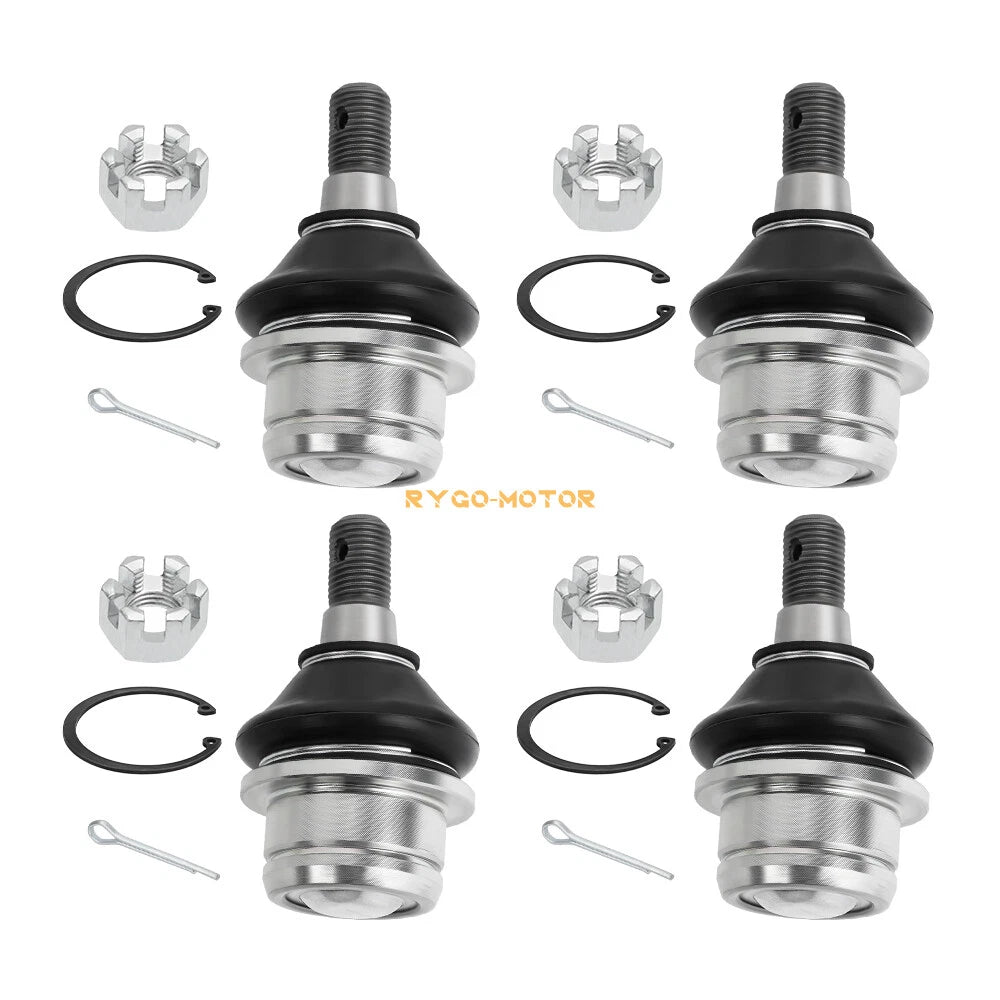 Set of 4 Upper and Lower Ball Joints for Kawasaki KFX450R (2008–2014), KFX700 (2004–2011)
