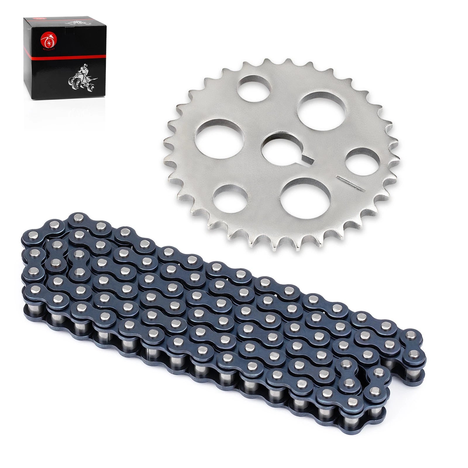 Camshaft Timing Chain & Gear Sprocket for Yamaha Warrior 350 YFM350X (1989–2004)