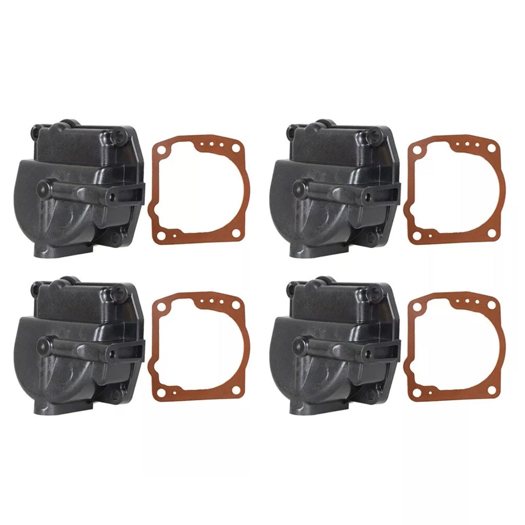 Set of 4 Carburetor Float Chamber Bowls for Johnson 90-175hp (60°) 0433000