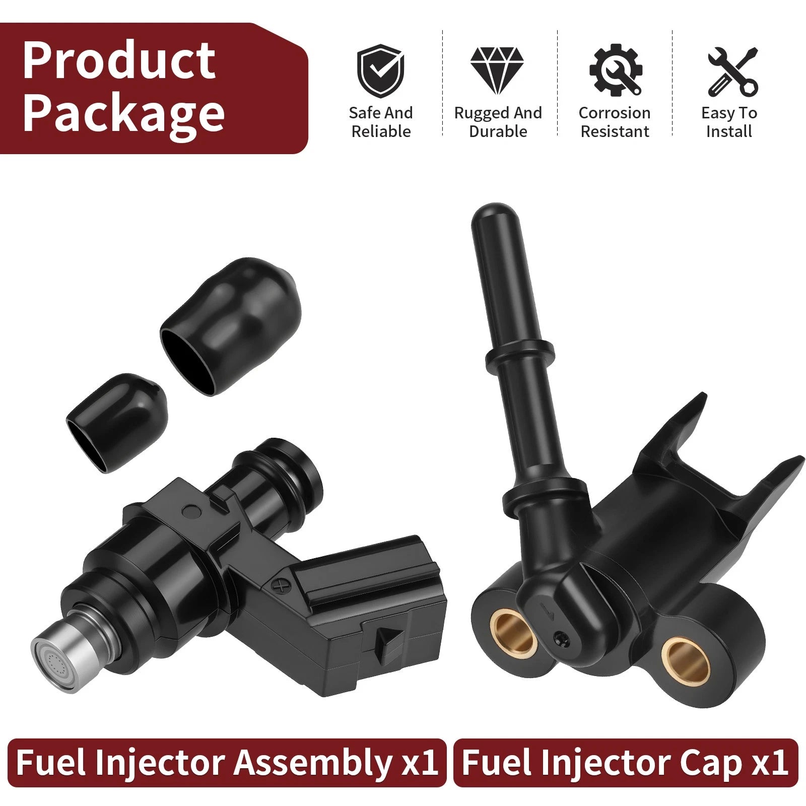 Fuel Injector Set for Honda Rancher 420 TRX420TM1 TRX420TE1 (2014–2021)