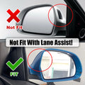 Gloss Black Rearview Mirror Cap Covers for Audi A4 B7 (2005–2008)