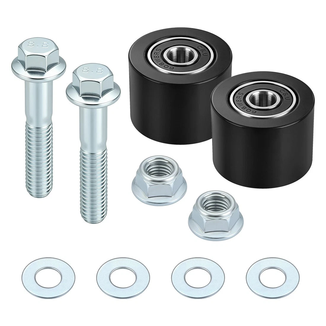 2 Upper Lower Chain Rollers for Honda ATC250R ATC250SX CR125R CR250R (1986–1989) 52158-KA3-831