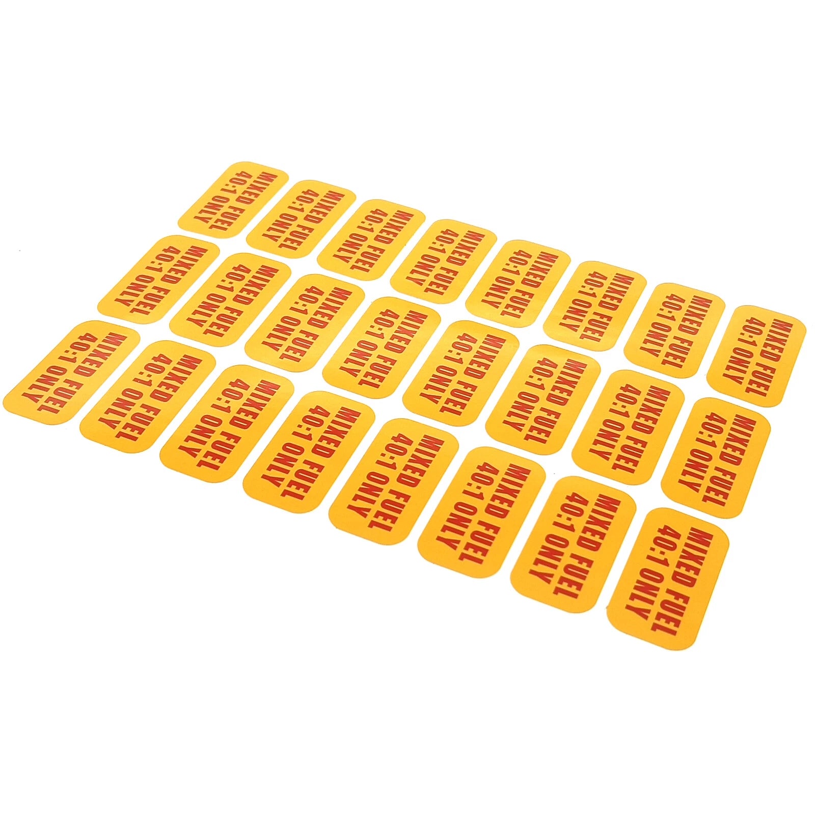 Weather Proof Extreme Stickers 24 PCS (2x1 inch) for Automotive Use