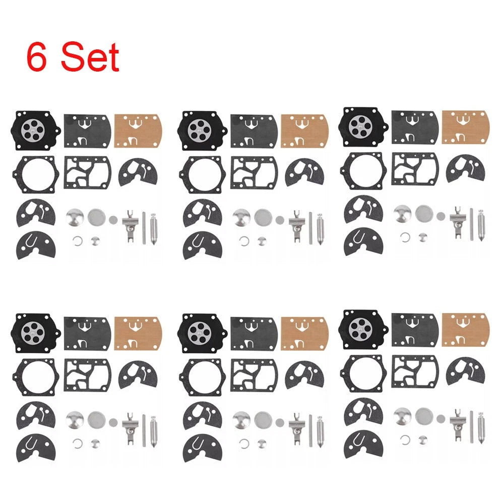 Set of 6 Carburetor Repair Kits K10-WB for Homelite 650 750 Trimmer