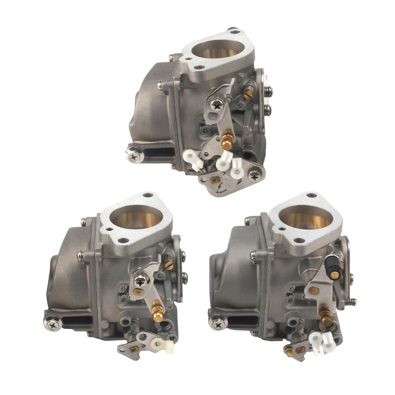 Set of 3 Carburetor Assy for Yamaha 90HP 90TLR (1990–1999) 6H1-14301 14302 14303