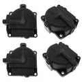 Set of 4 Carburetor Float Bowl Chambers for Johnson Evinrude (433000, 0433000, 766418)