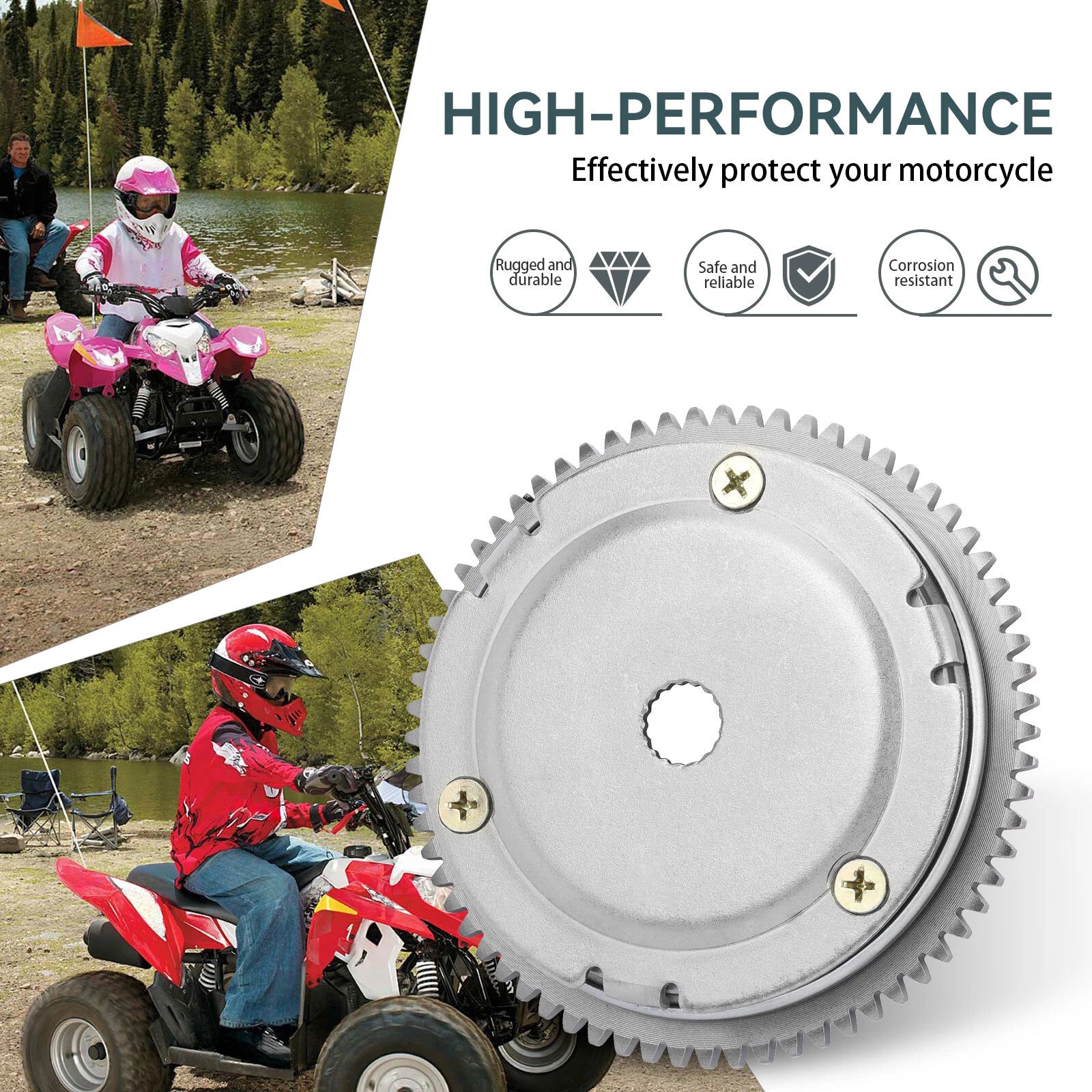 Starter Clutch Assy & Wheel Gear for Polaris Sportsman 90 (2001–2006)