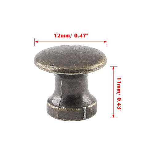 12Pcs Zinc Alloy Antique Furniture Pull Handle Knob for Cabinets & Drawers
