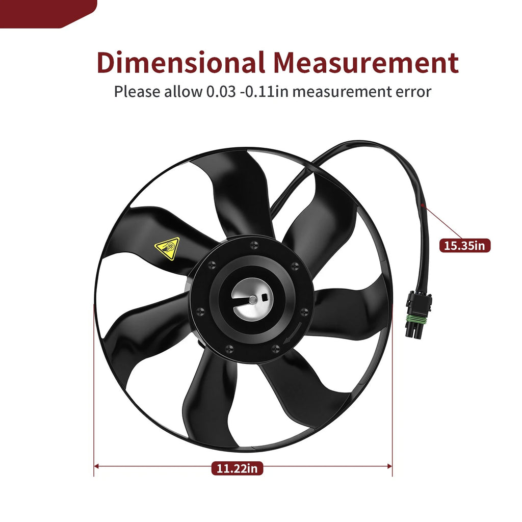 Radiator Cooling Fan #709200564 for Can-Am Maverick 1000/Max 1000 (2013–2015)