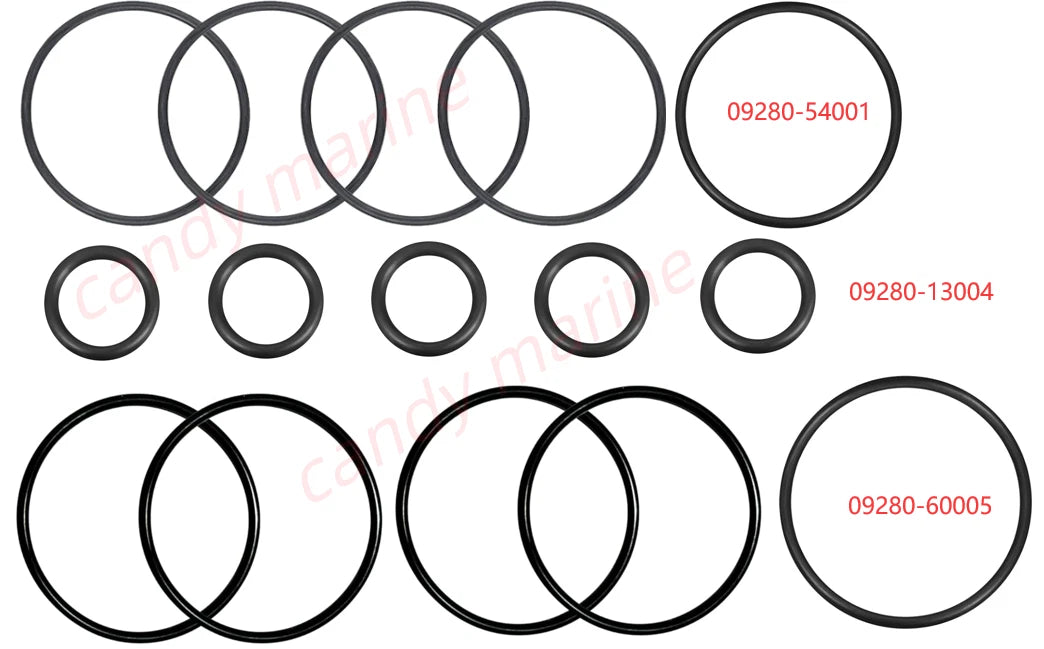 5pcs Oil Filter O-Ring Seal Kit for Suzuki DF 8 9.9 15 20 (N/A) 09280-54001 09280-13004