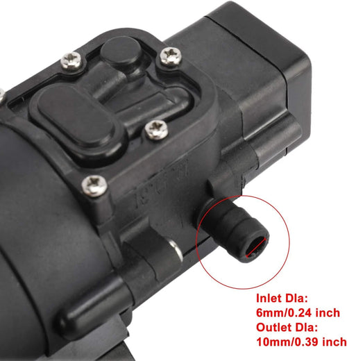 12V 35PSI 1GPM Water Pump for Various Applications (Self Priming)