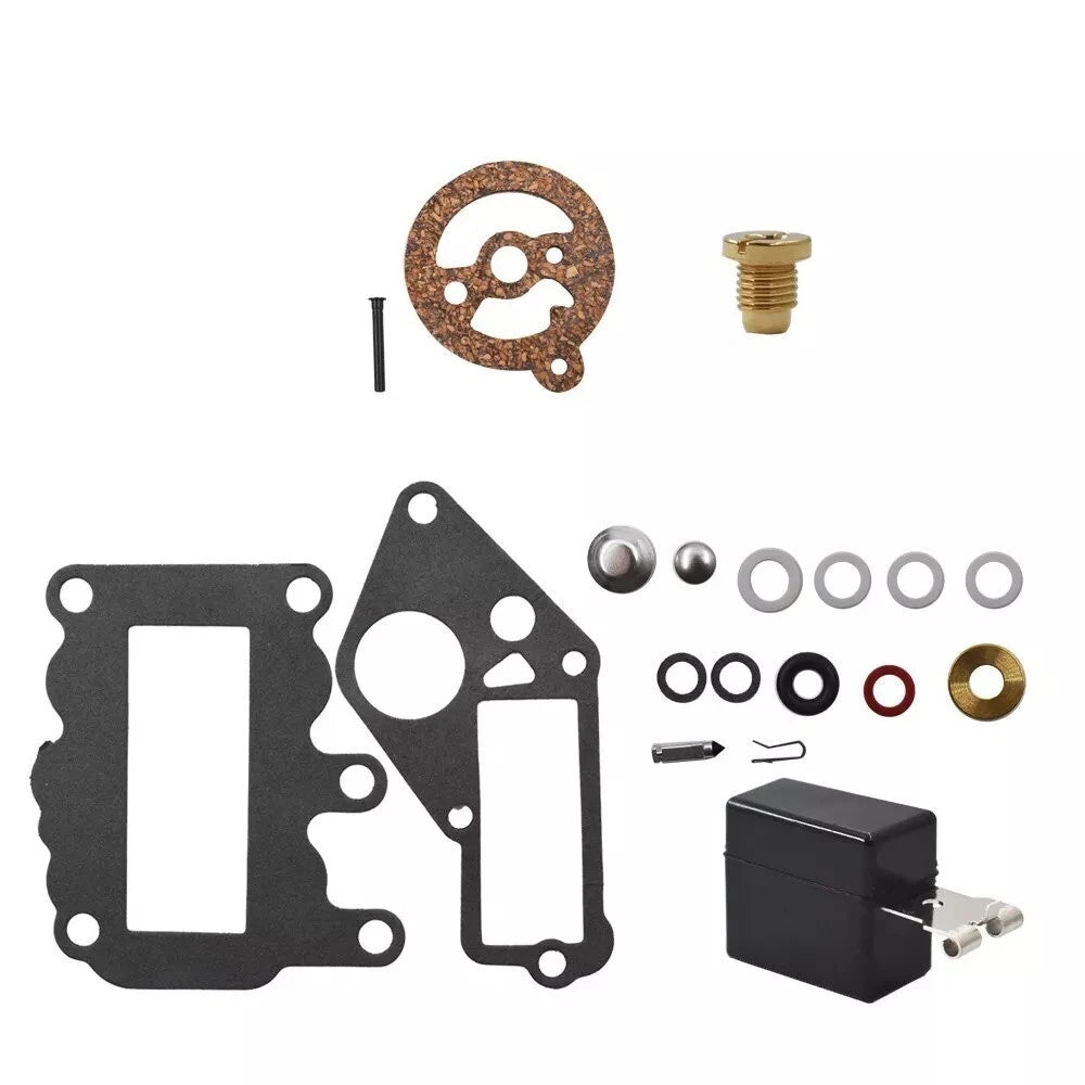 Carburetor Kit with Float for Johnson Evinrude Outboard 9.5 (382048)