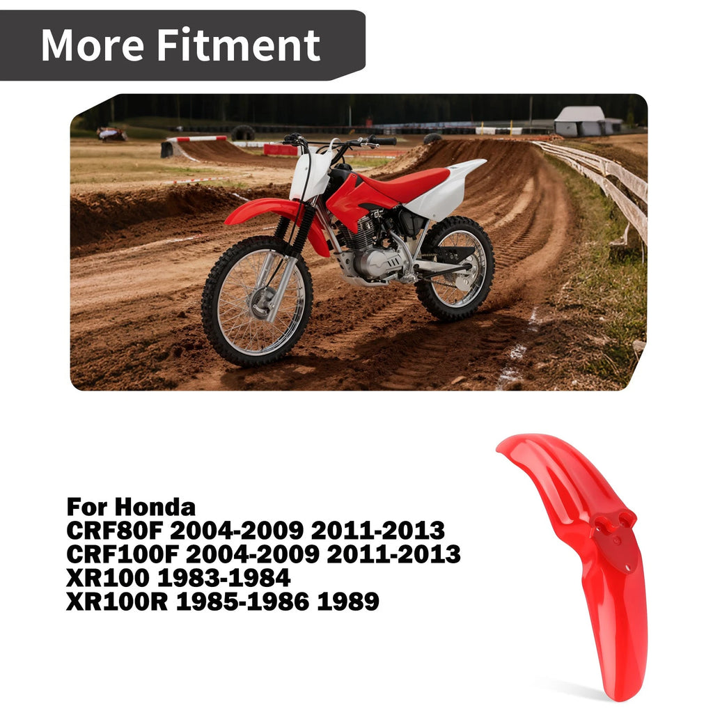 Front Fender for Honda CRF100F CRF80F XR100 (1983–2013) 61100-KSJ-670