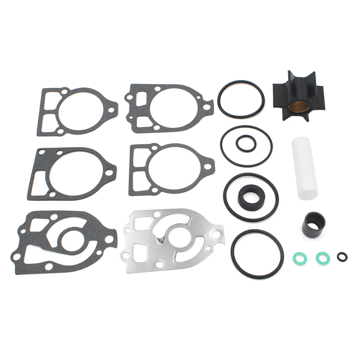 Water Pump Impeller Kit for Mercury V 150 175 200 225 HP Outboards (46-58618A4)