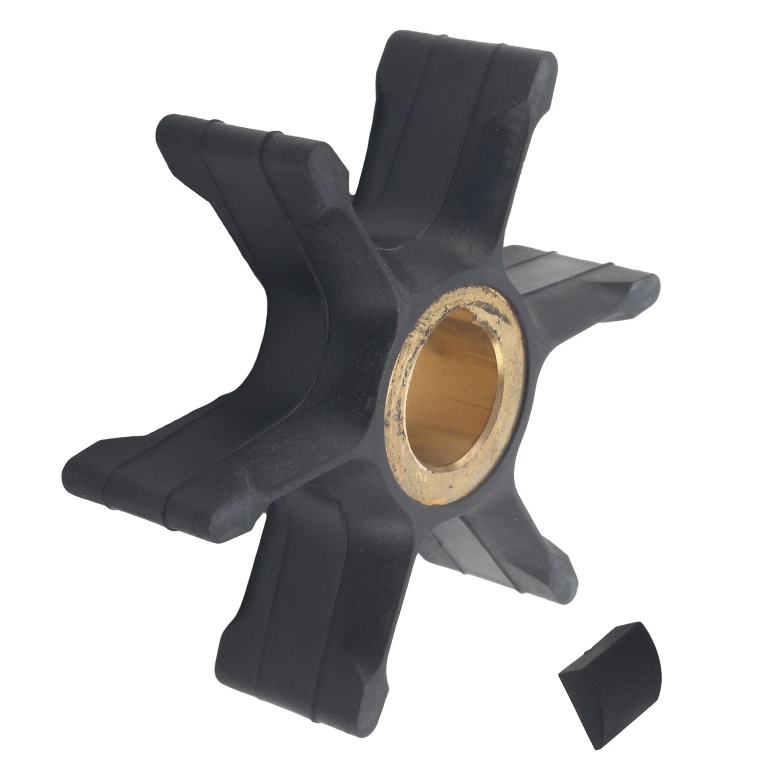 Water Pump Impeller & Key for Evinrude Johnson Outboard (0437080)