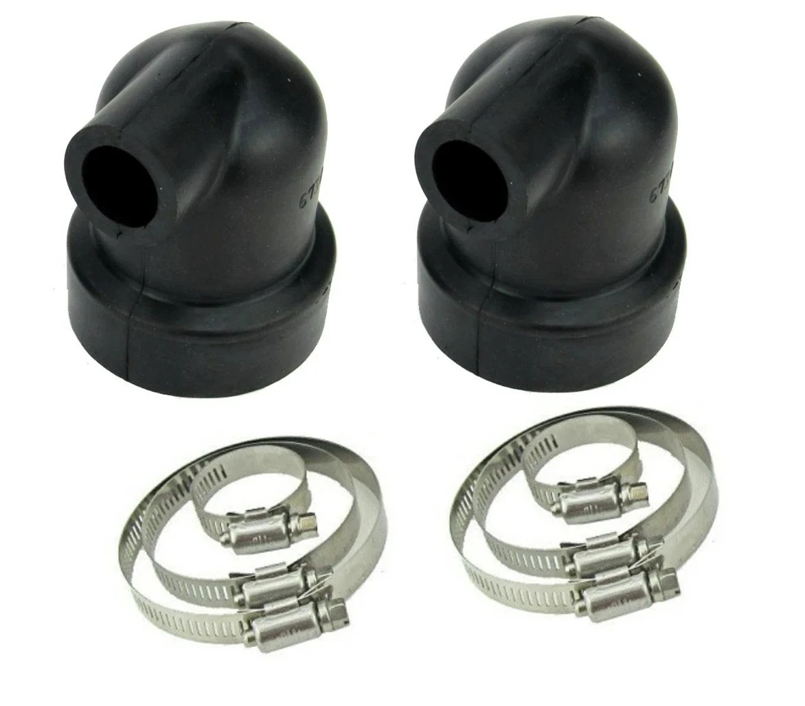 Set of 2 Heat Exchanger End Caps for Volvo Penta MD2010/2020 MD2030/2040