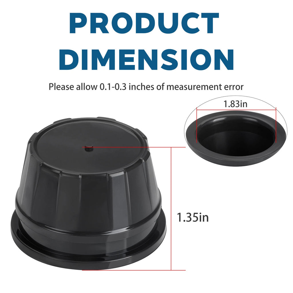 Set of 4 Wheel Center Caps for Honda Foreman Rubicon 500, Rincon 650, 680