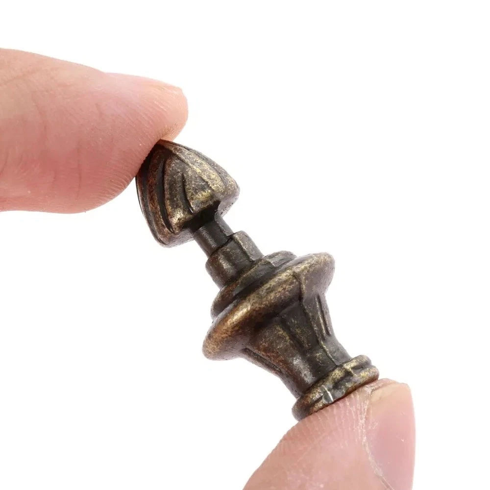 5Pcs Antique Bronze Drawer Knob Pull Handle for Jewelry Box