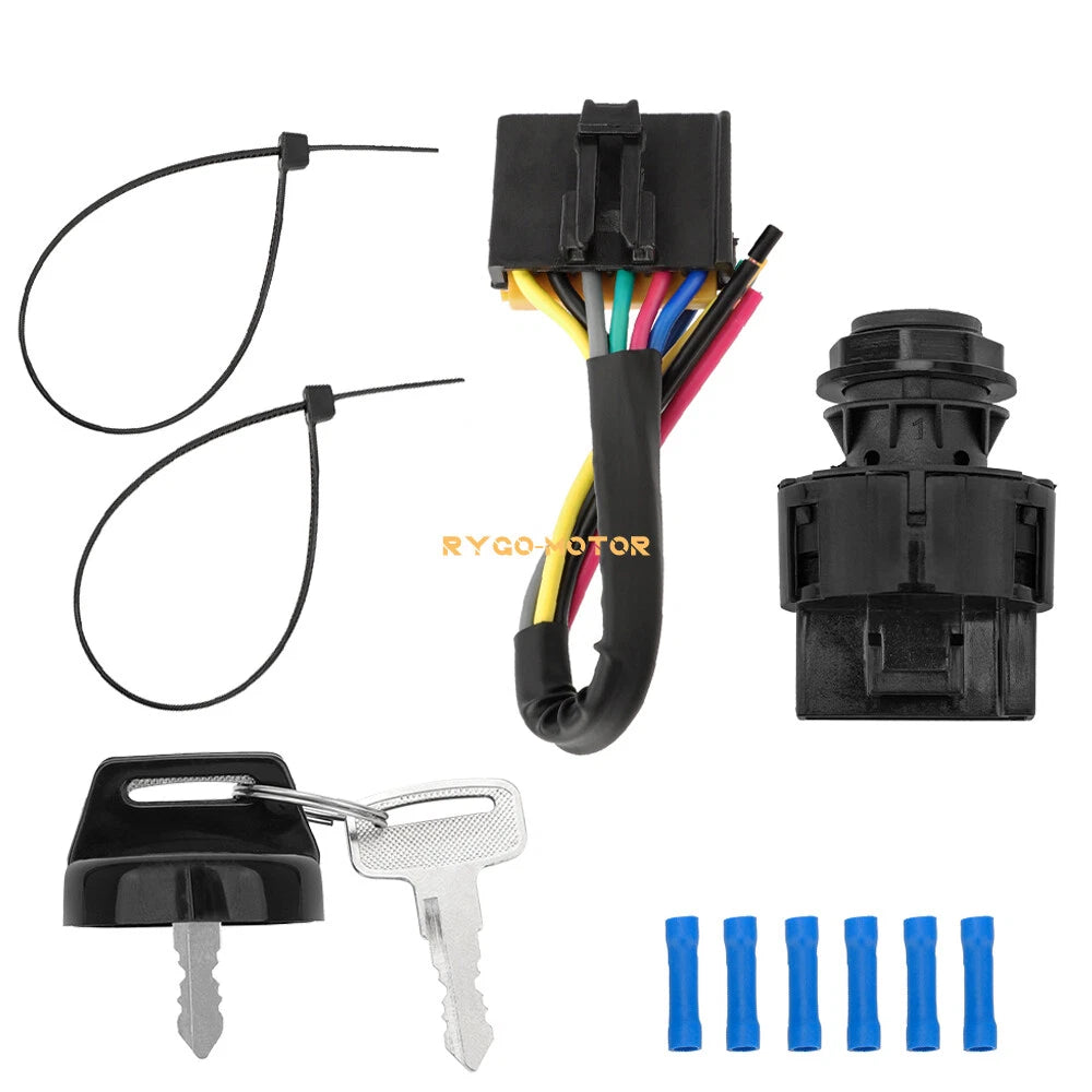6Pin Ignition Key Switch Harness for Polaris Sportsman 300 400 450 500 550 570 (2000–2023)