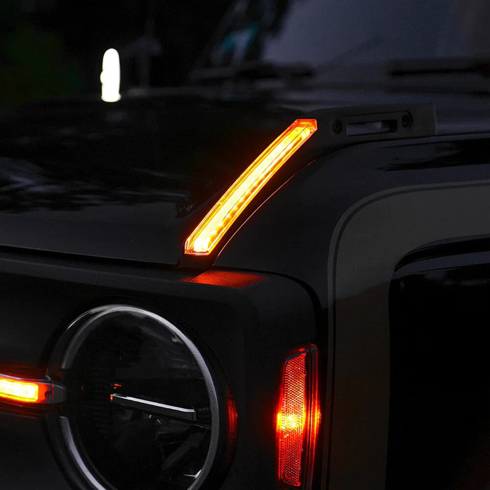 Hood Trail Marker Daytime Running Light with Turn Signal for Ford Bronco (2021–2024)