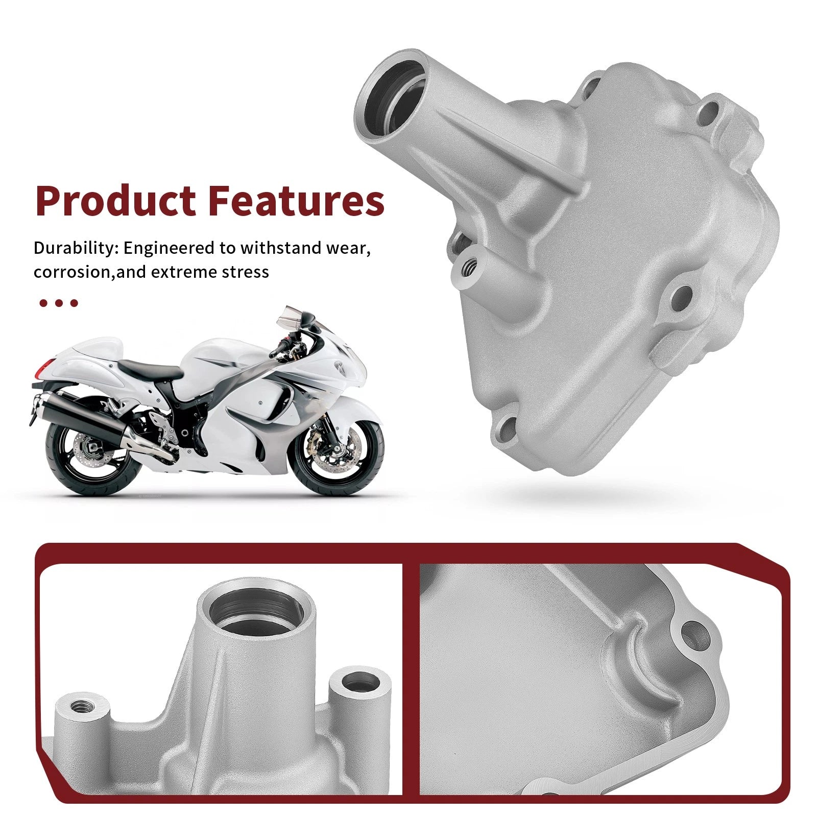 Gear Shifter Cover with Gasket for Suzuki Hayabusa GSX1300R (1999–2007)
