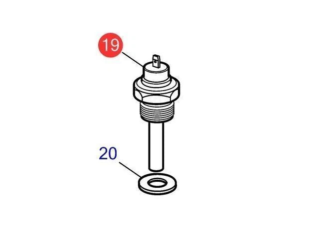 Coolant Temperature Sensor for Volvo Penta 30 31 32 40 41 42 (Replaces 827151)