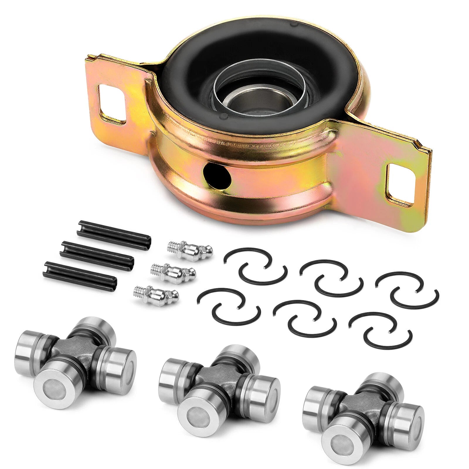Propeller Shaft Bearing Carrier & U-joint for Polaris General 4 1000 (2016–2017)