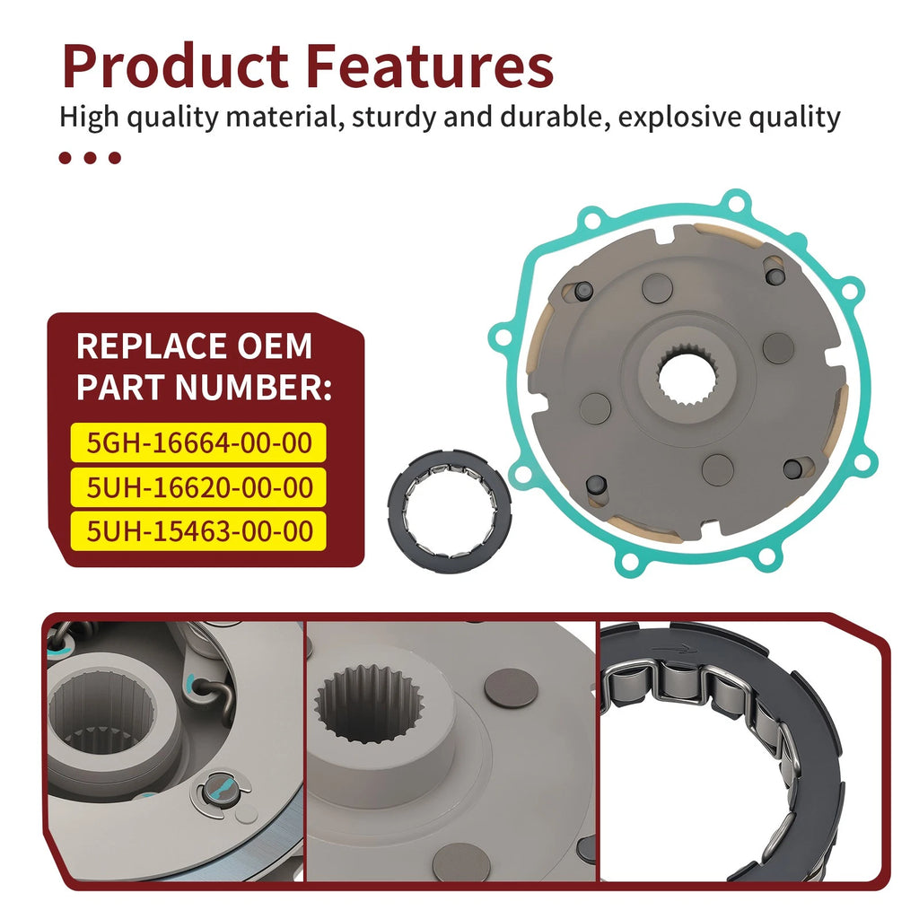 Wet Clutch Centrifugal Carrier & Bearing Gasket for Yamaha Wolverine 350 (2006–2009)