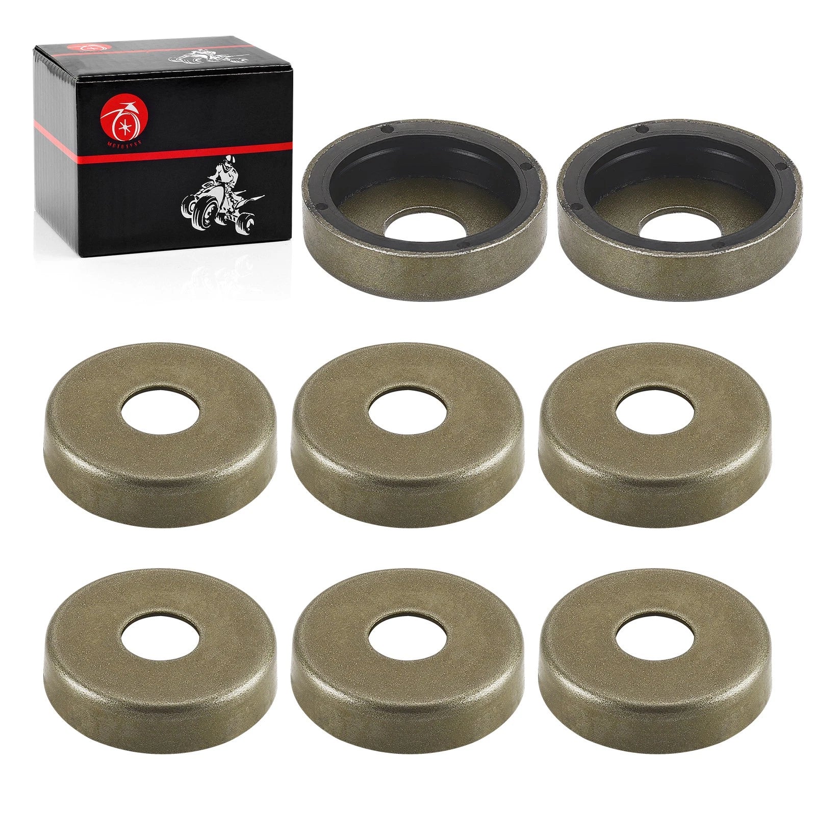 8pcs Front Arm Bushing Cap for Polaris Outlaw 50 90 110 RZR 170 Sportsman 90 110
