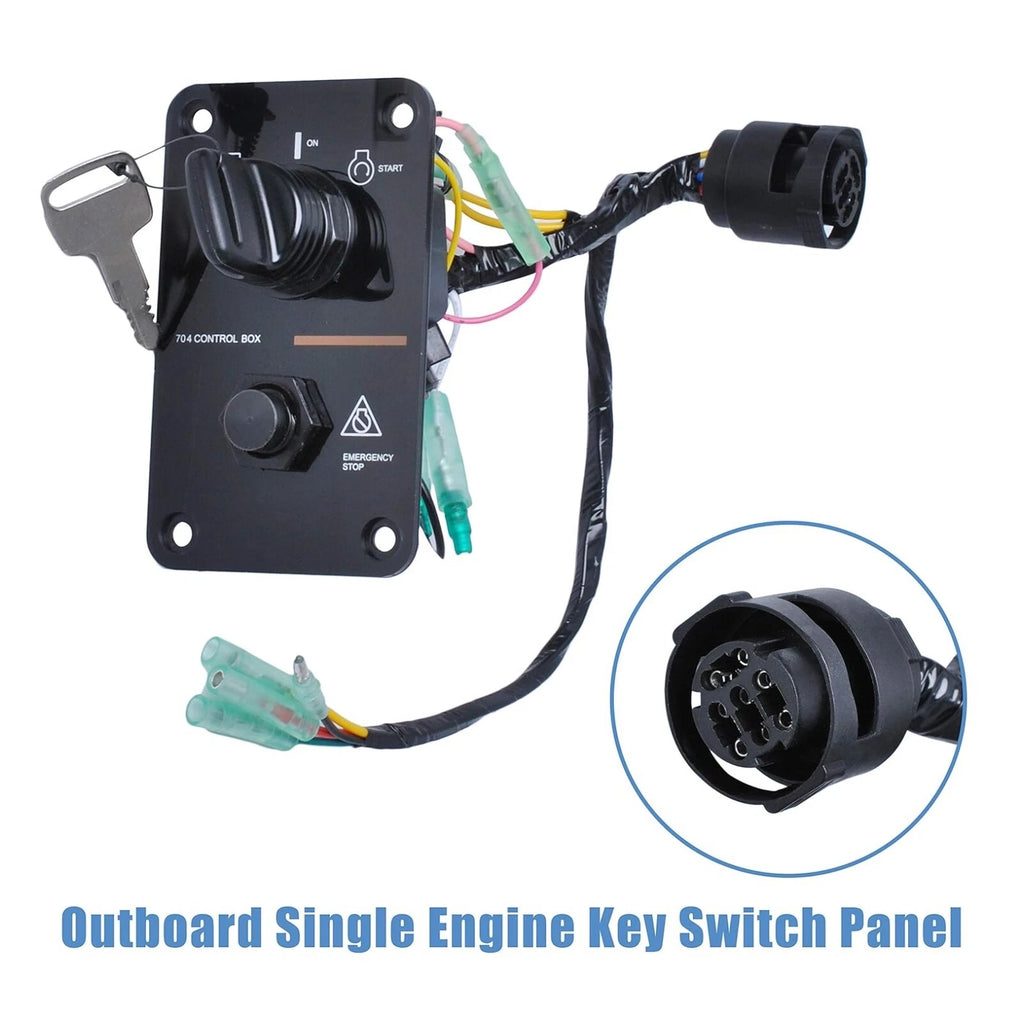 Replacement Key Switch Panel for Yamaha Outboard (704-82570-12-00)