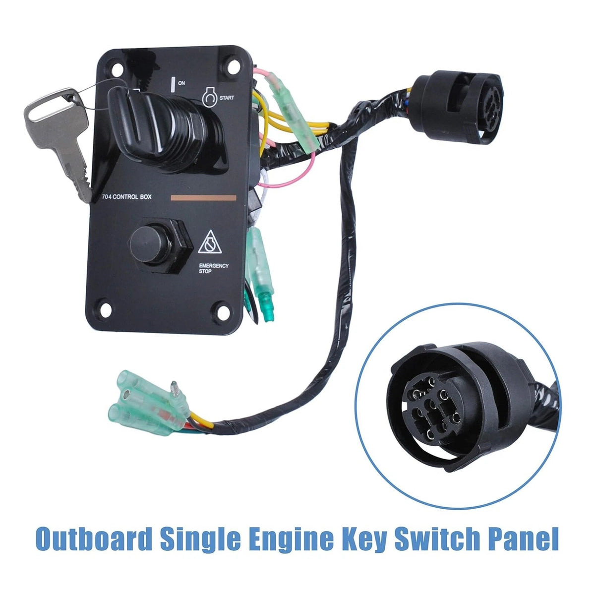 Replacement Key Switch Panel for Yamaha Outboard (704-82570-12-00)