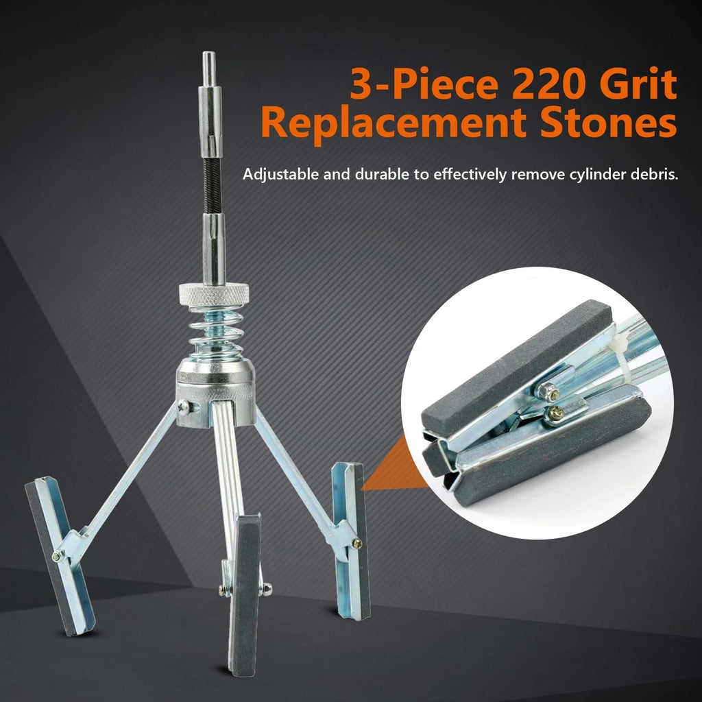 Brake Cylinder Hone Tool for Universal Applications (2"-6-1/2")