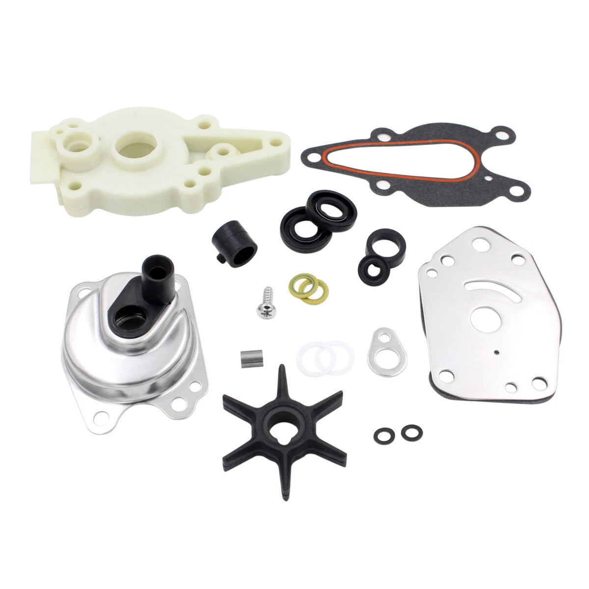 Outboard Water Pump Impeller Repair Kit 46-42089A5 for Mariner Mercury Force (6-15 HP)