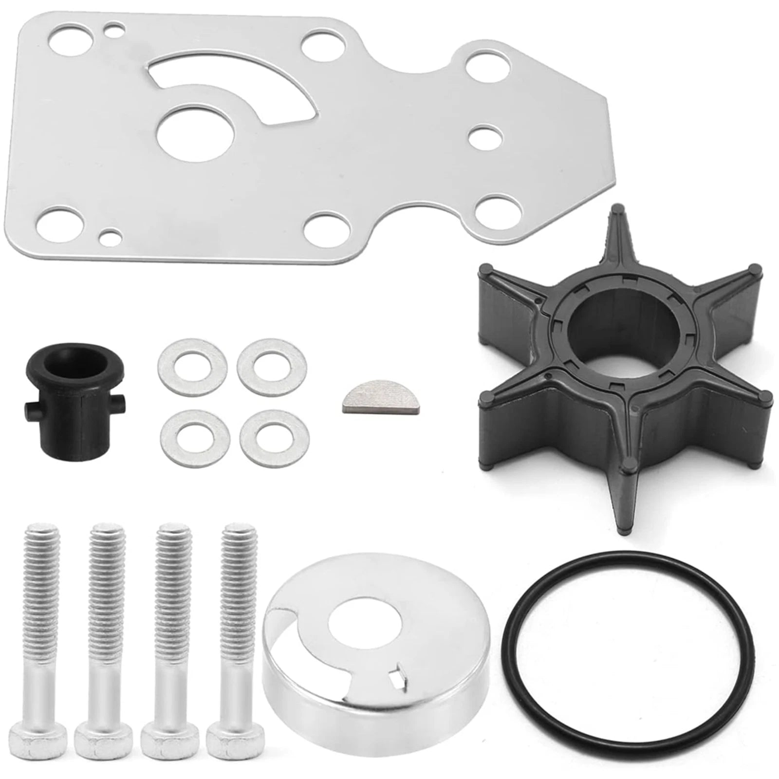 Water Pump Repair Kit for Yamaha Outboard F 9.9 15 HP (4-Stroke) (63V-W0078-00)