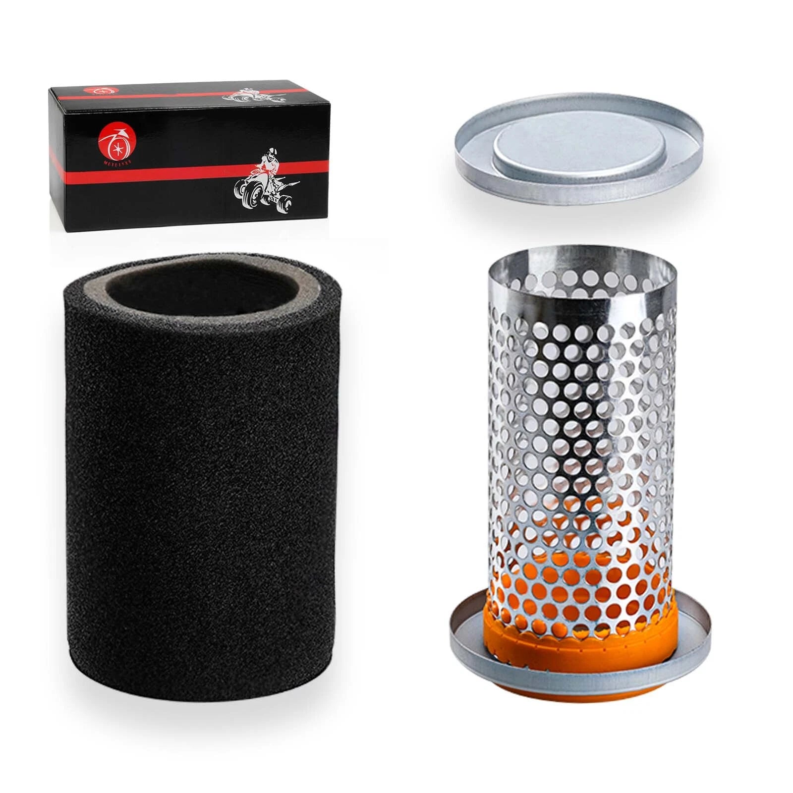 Air Filter & Guide Cage Cap for Yamaha Kodiak 400 450 (2004–2024)