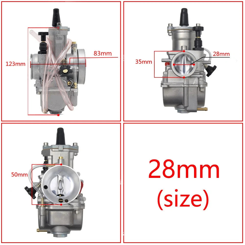 28mm Carburetor Carb for Keihin KOSO OKO PWK28 (ATV, Go Kart, Dirt Bike)
