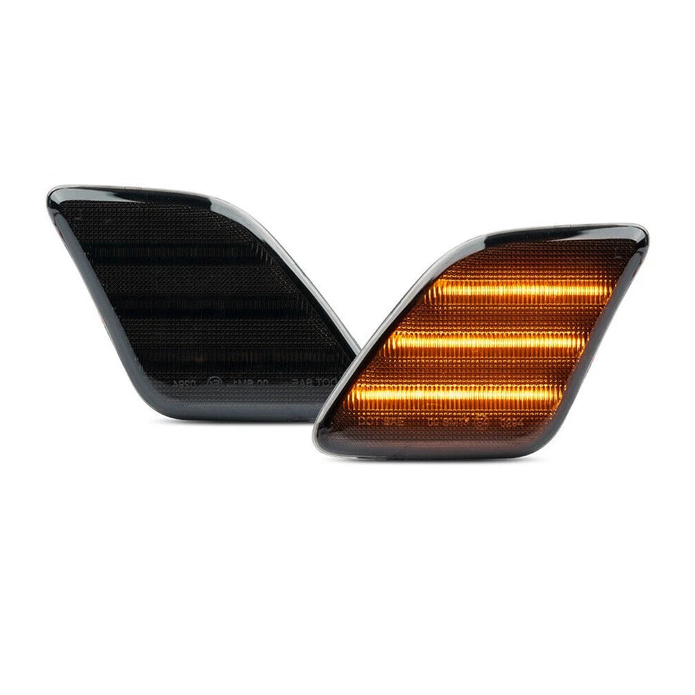 LED Smoke Bumper Side Marker Lights for Mercedes Benz W221 S Class (2010–2013)