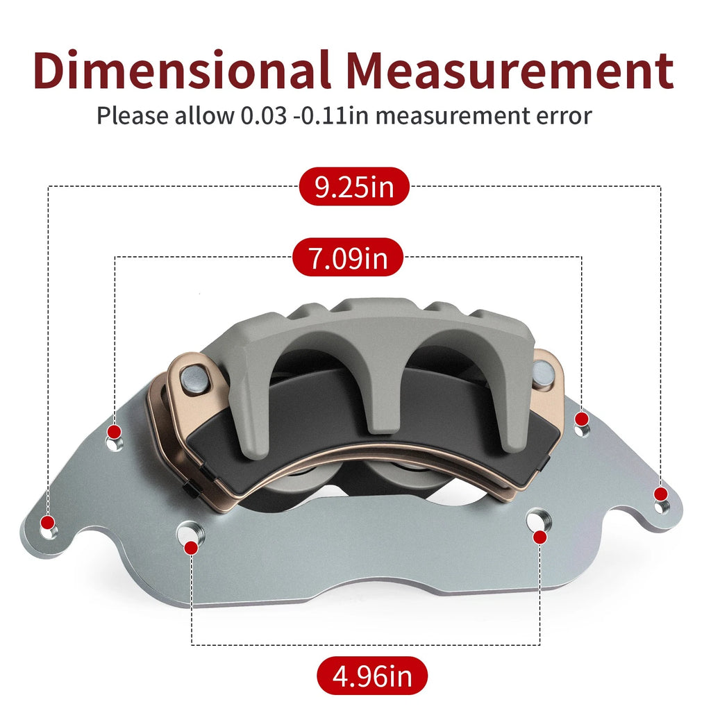 Left Front Brake Caliper w/Pads for Polaris RZR PRO XP 4 Sport (2021–2025)