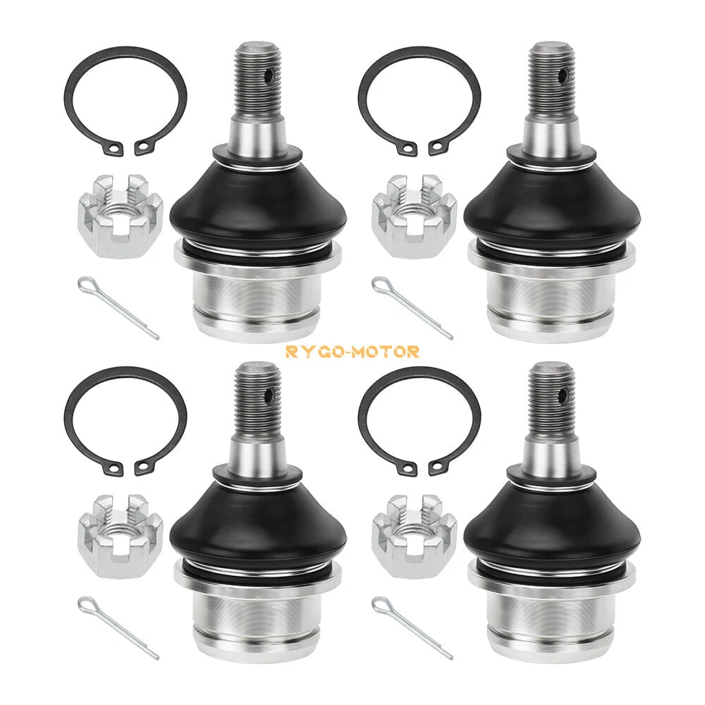 Set of 4 Upper and Lower Ball Joints for Kawasaki KFX450R (2008–2014), KFX700 (2004–2011)